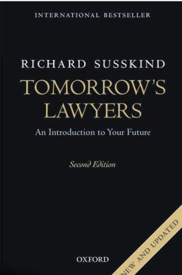 غلاف كتاب «Tomorrow's Lawyers»